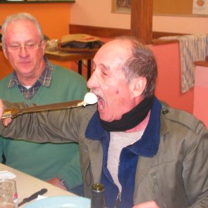 Henri et Marc au couteau