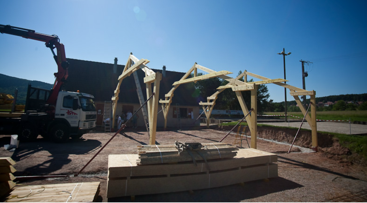 Construction de l’abri couvert