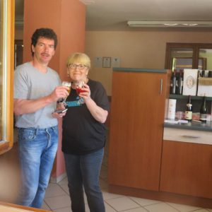 Christophe et Chantal...tchin!