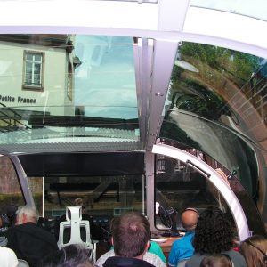 arrivée à l'écluse
