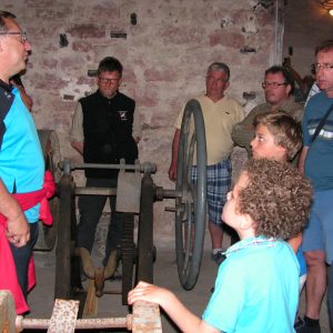 le groupe à l'écoute