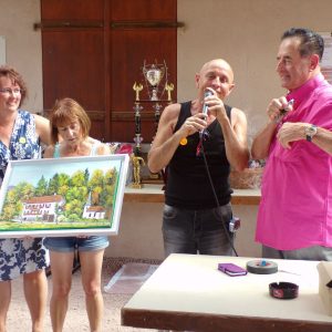 le tableau représentant la demeure de Gilbert offert par M.Wach