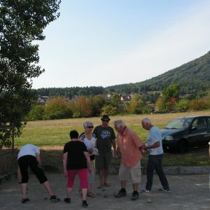 Maxime,Martine,Merie-Paule,Alain,Franco,Alain et Léone