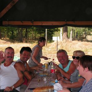Ernest, Christian, Léone, Marc, Chantal, Joëlle