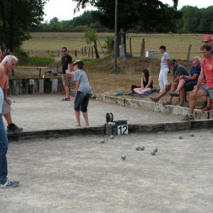 Joëlle, Alain,Franco,Thierry, Denis à la pointe et Christian