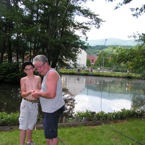 Florent et Sylvain à l'hameçonnage