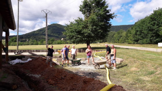 Travaux de drainage juin 2017