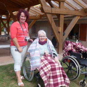 Mme Koessel Cécile, fervente supportrice