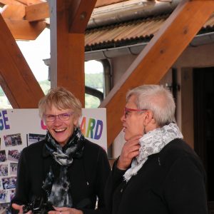 Nicole et Pascale pour la remise des prix
