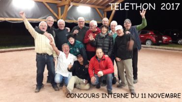 Concours interne au profit du Téléthon